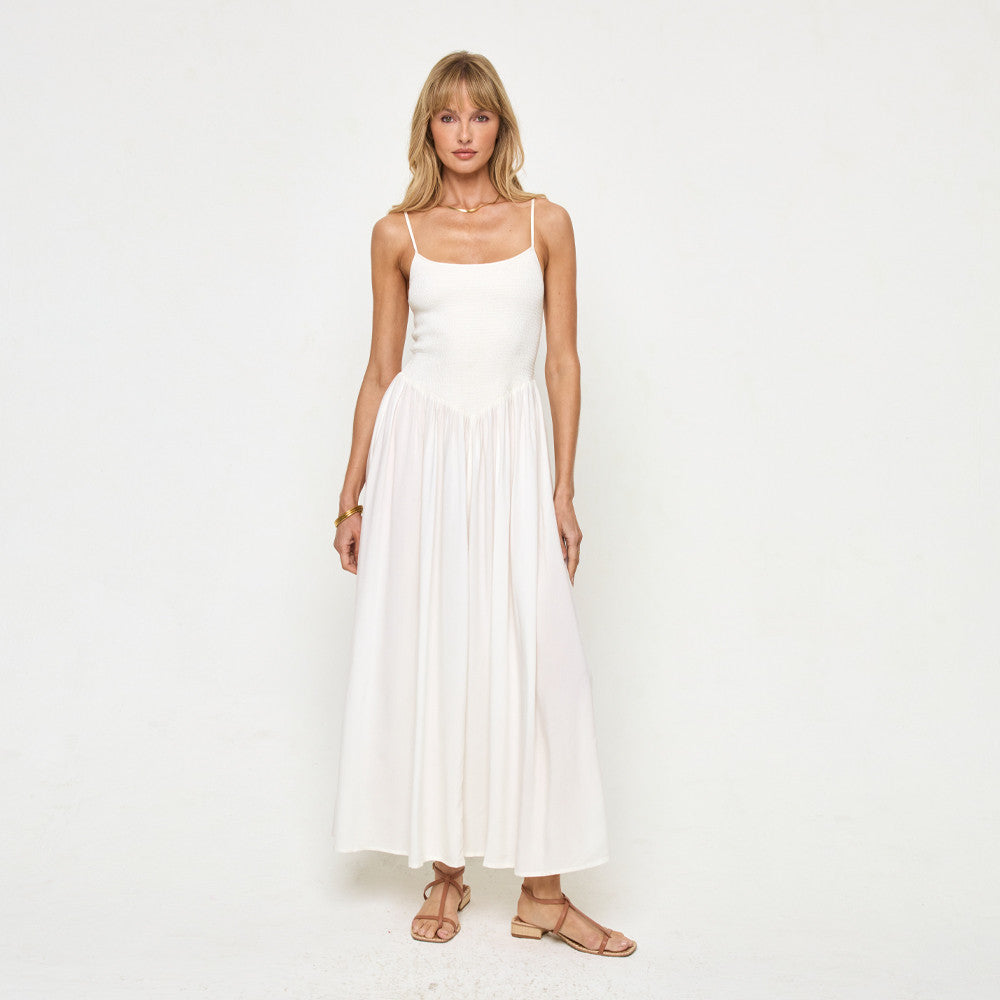 maxi dress for wedding guest Misha Midi Black / L