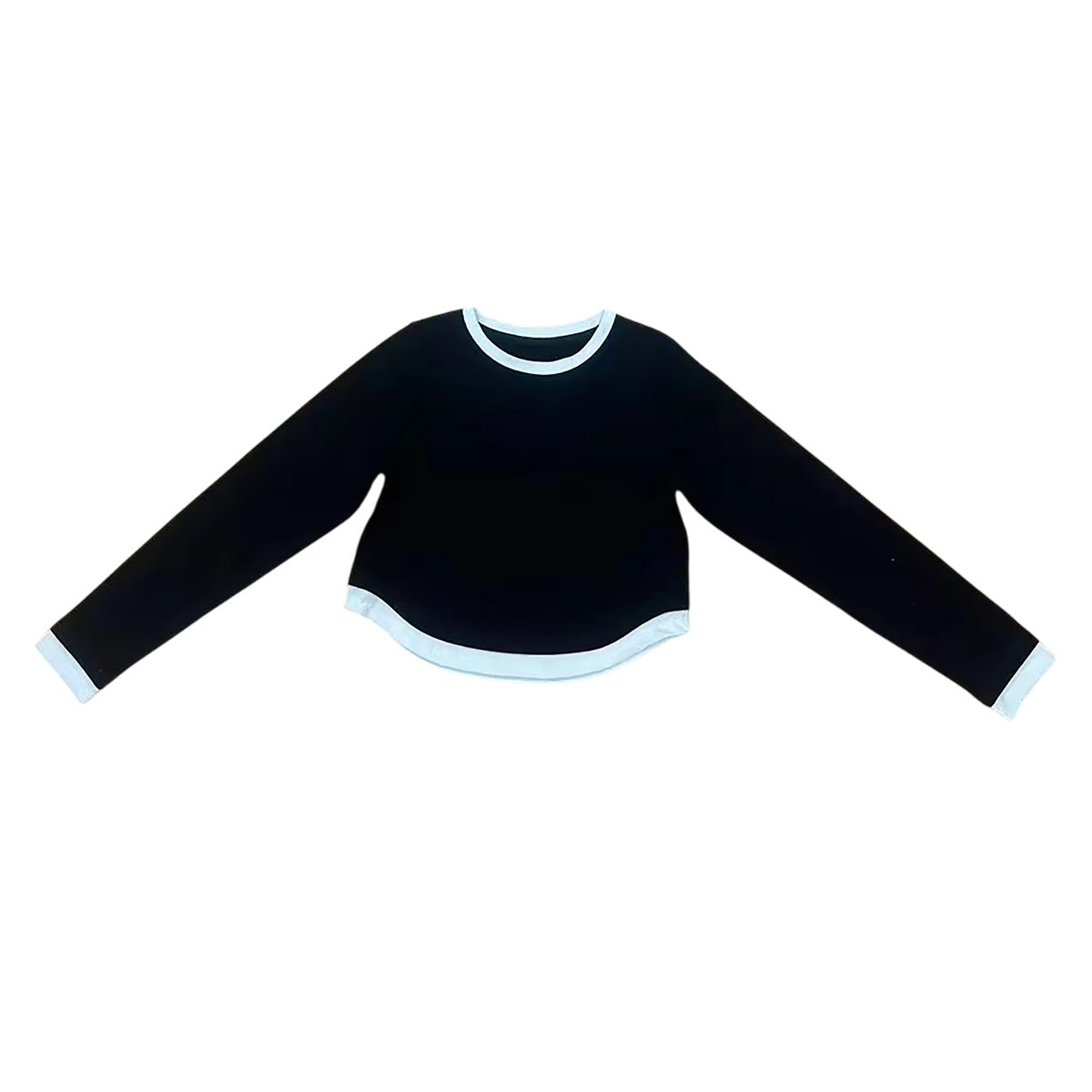 Contrast Long Sleeve Top
