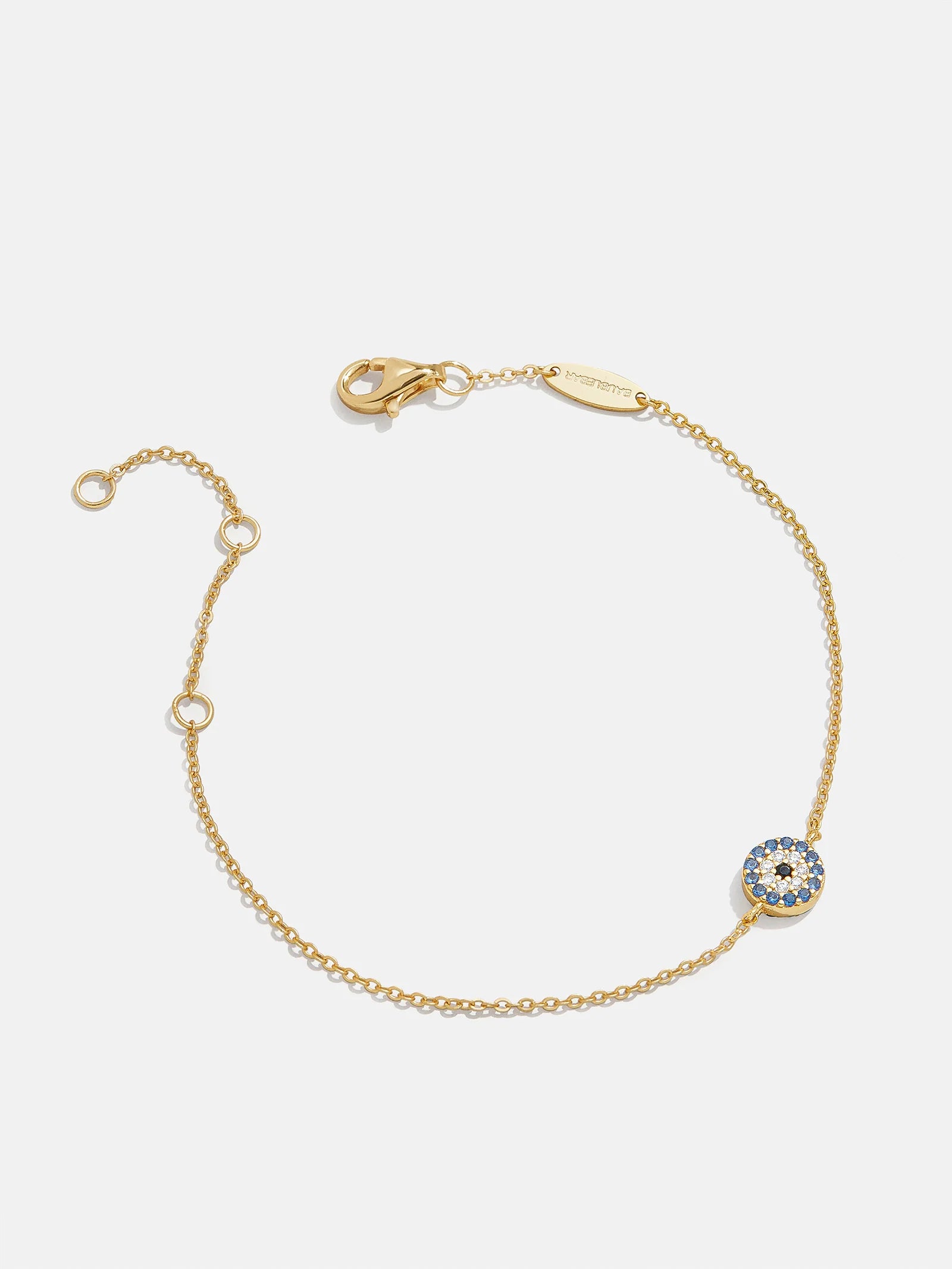 18K Gold Evil Eye Bracelet