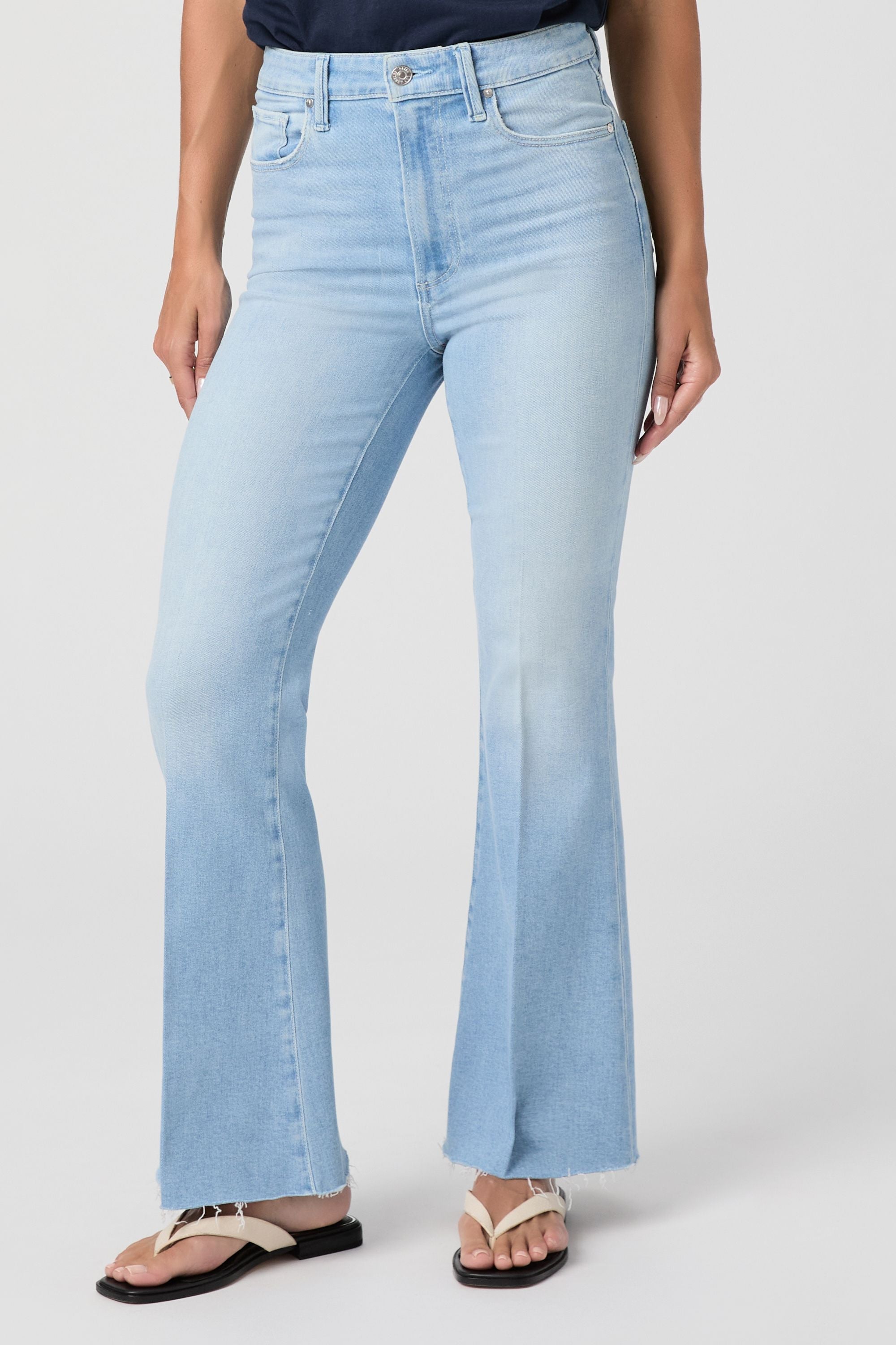 Marlow Skimmer W/ Raw Hem + Seamed Beltloops - Santorini Sky