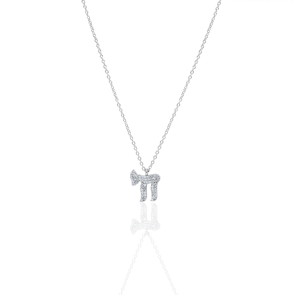 14k gold Full diamond hai necklace