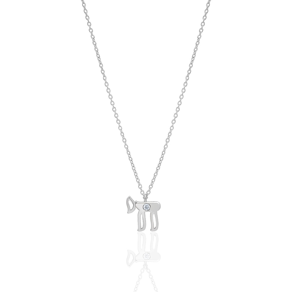 14k gold medium single diamod hai necklace