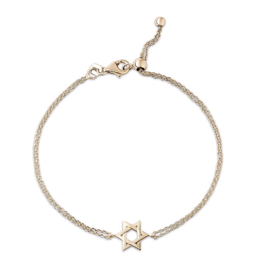 Classic braided star of david