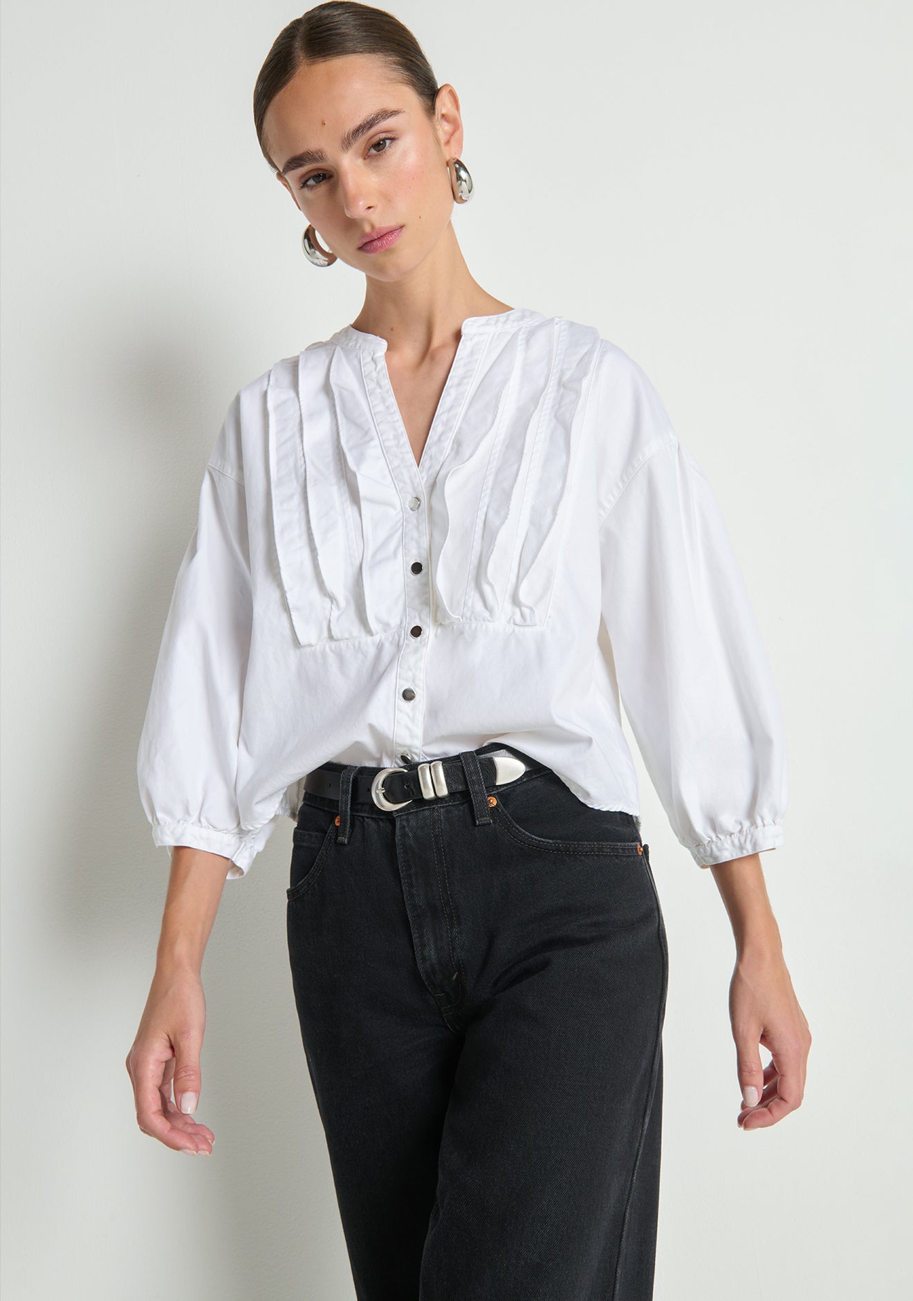 Amelia Ruffle Shirt