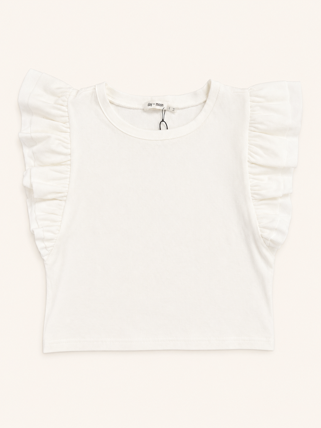 Ribbed Flutter Tee