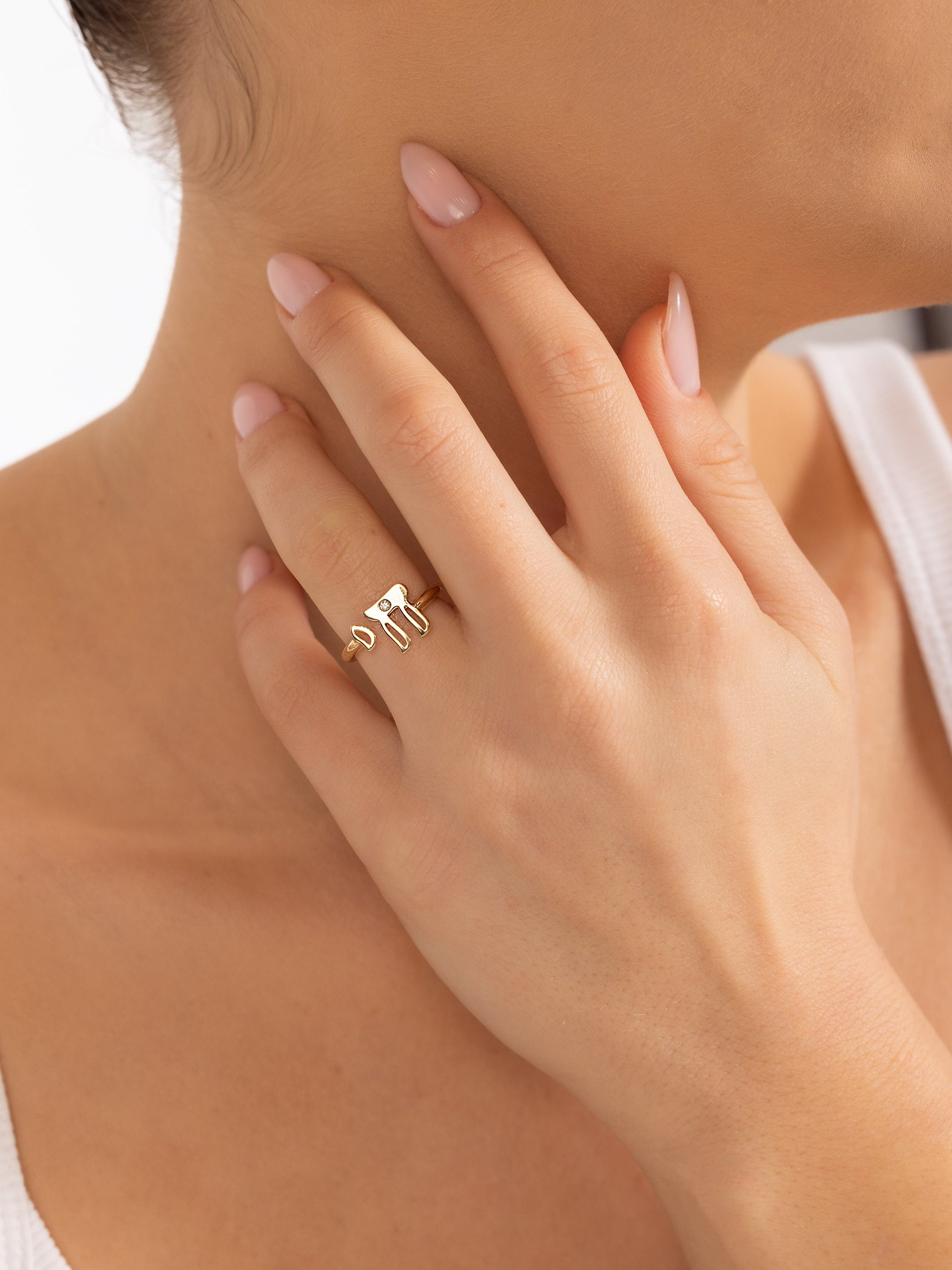 Silver single  Hai ring