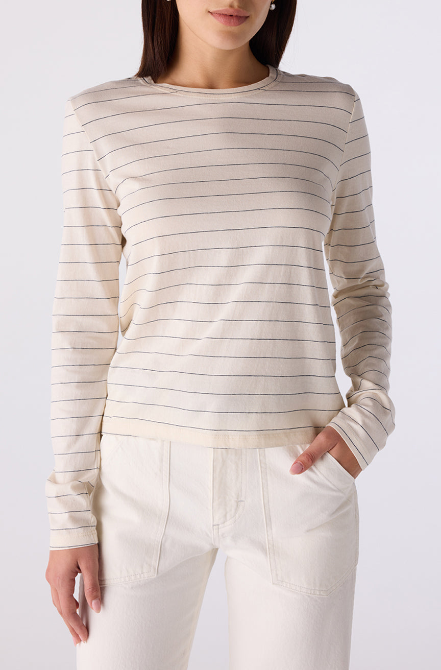 BONE/GREY STRIPE