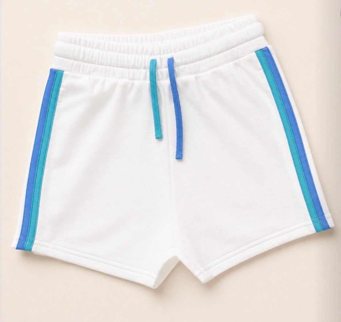 White Striped Short