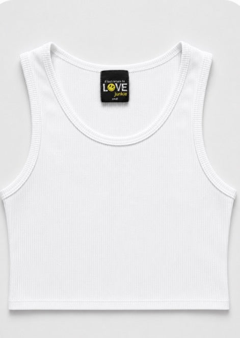 Crop Ribbed Tank Top