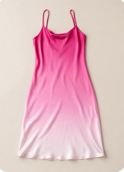 Pink Slip Dress