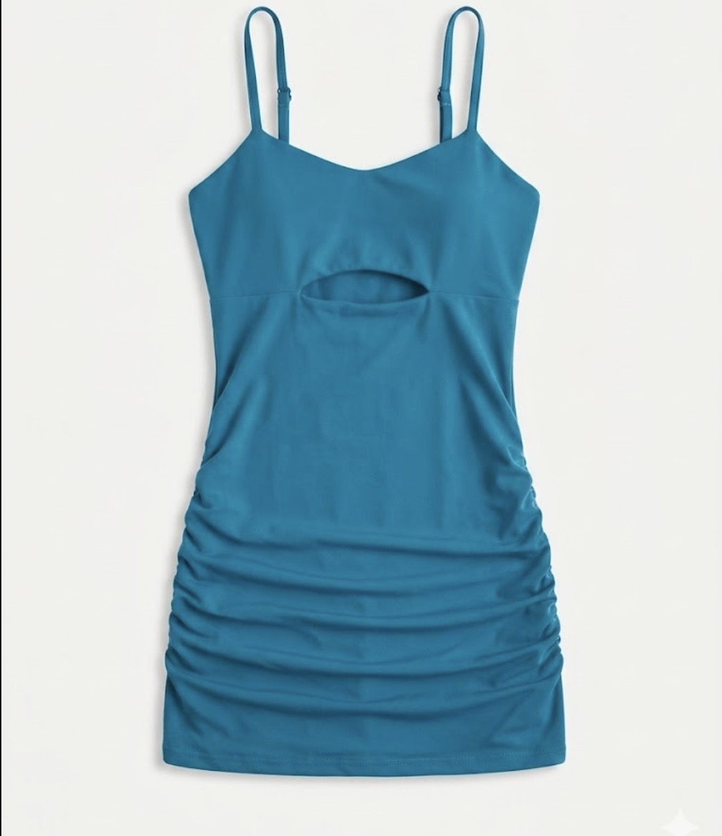 peek-a-boo dress