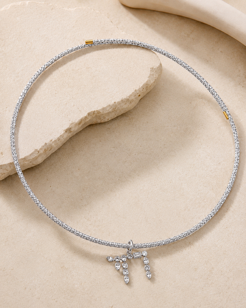 Multi-Shape Bezel Chai on Magnetic Chain