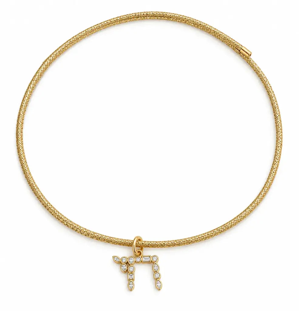 Multi-Shape Bezel Chai on Magnetic Chain
