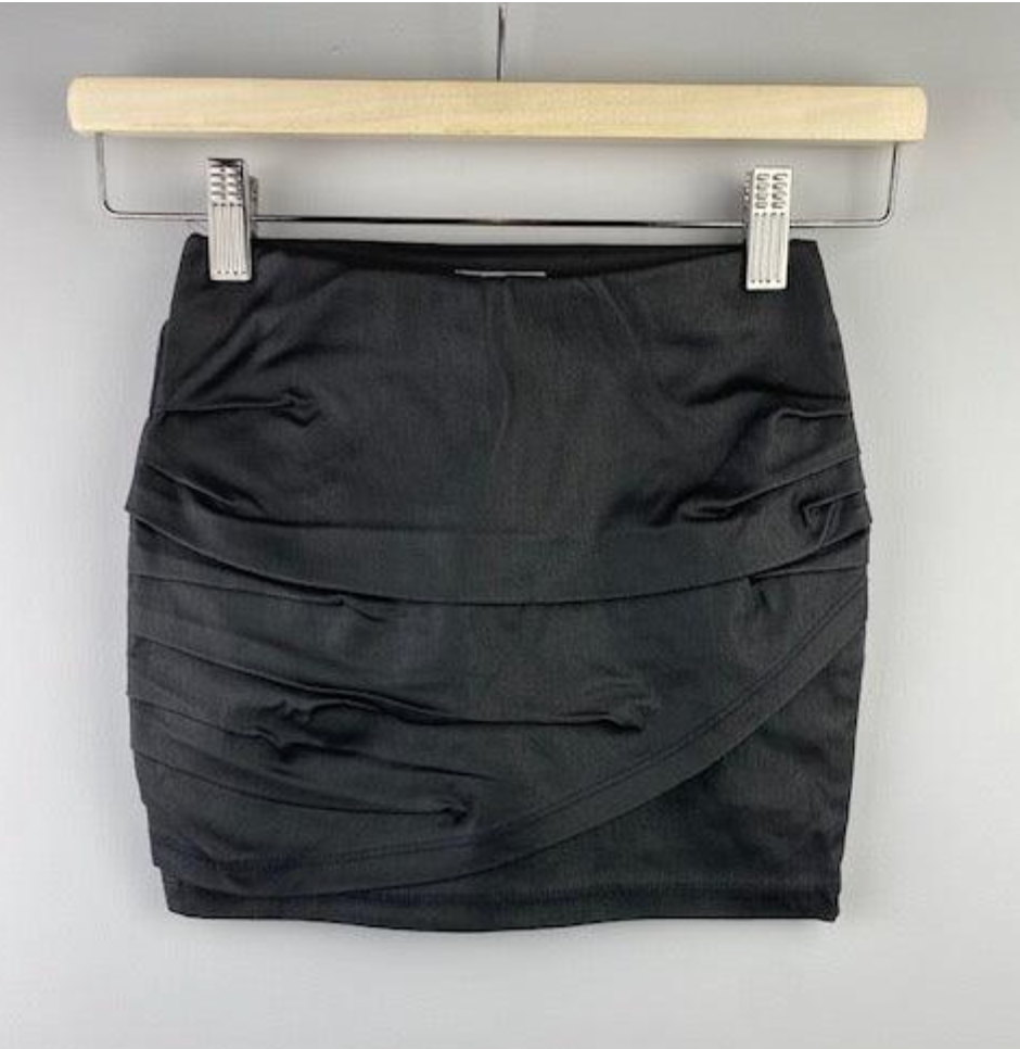 Faux Leather Skirt