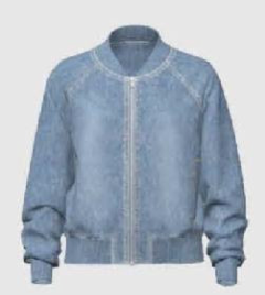 Bomber Jean Jacket