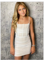 Mesh Corset Dress