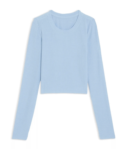 Livi Long Sleeve Ribbed Tee