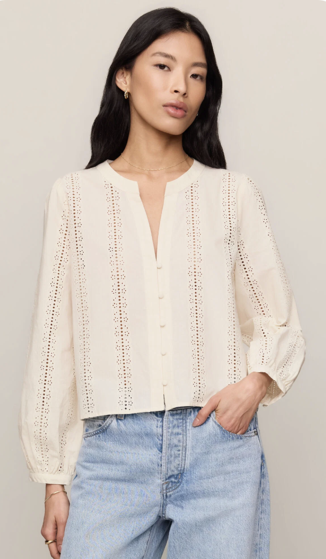 Louella Button Up Top