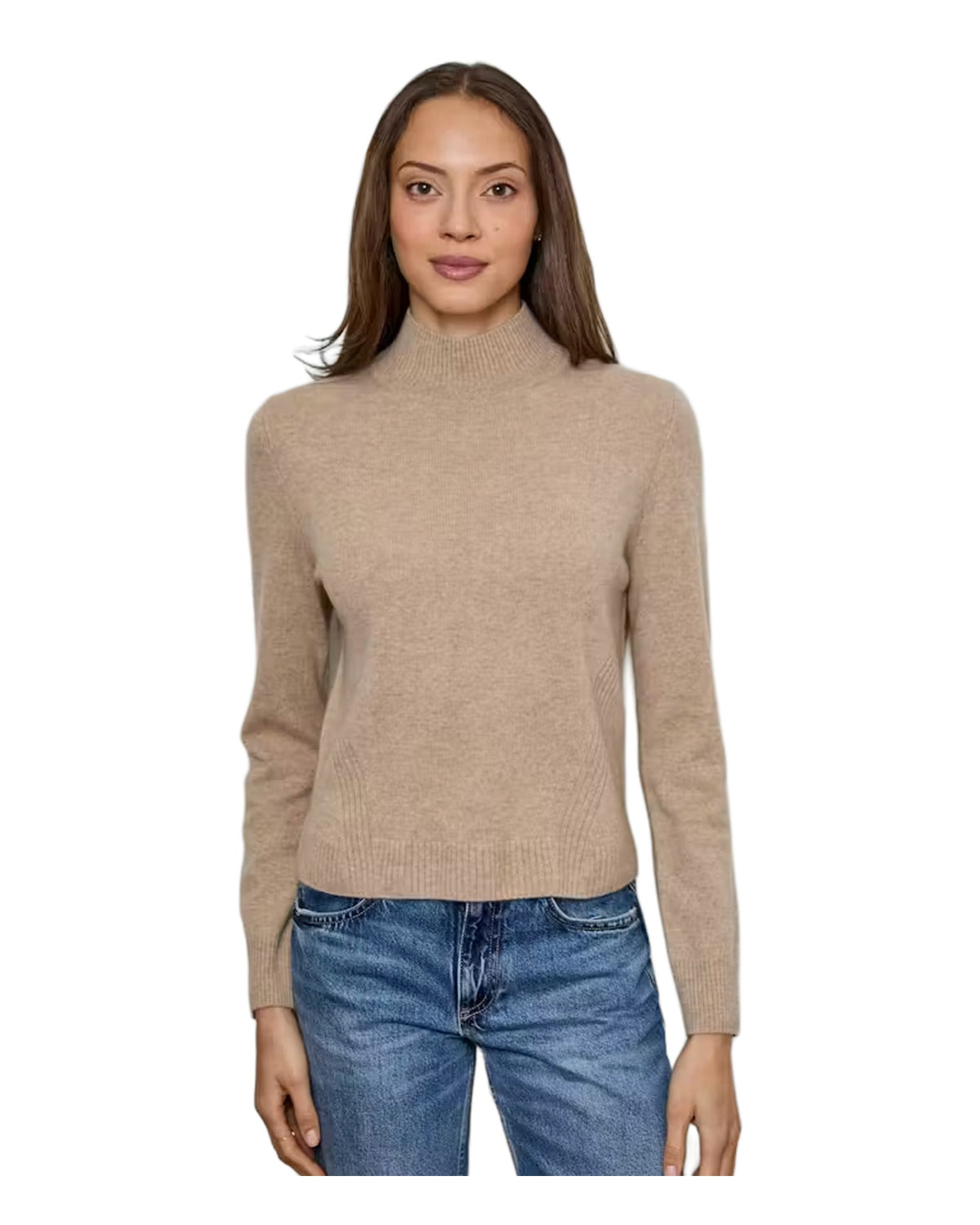 Mockneck Cashmere Sweater