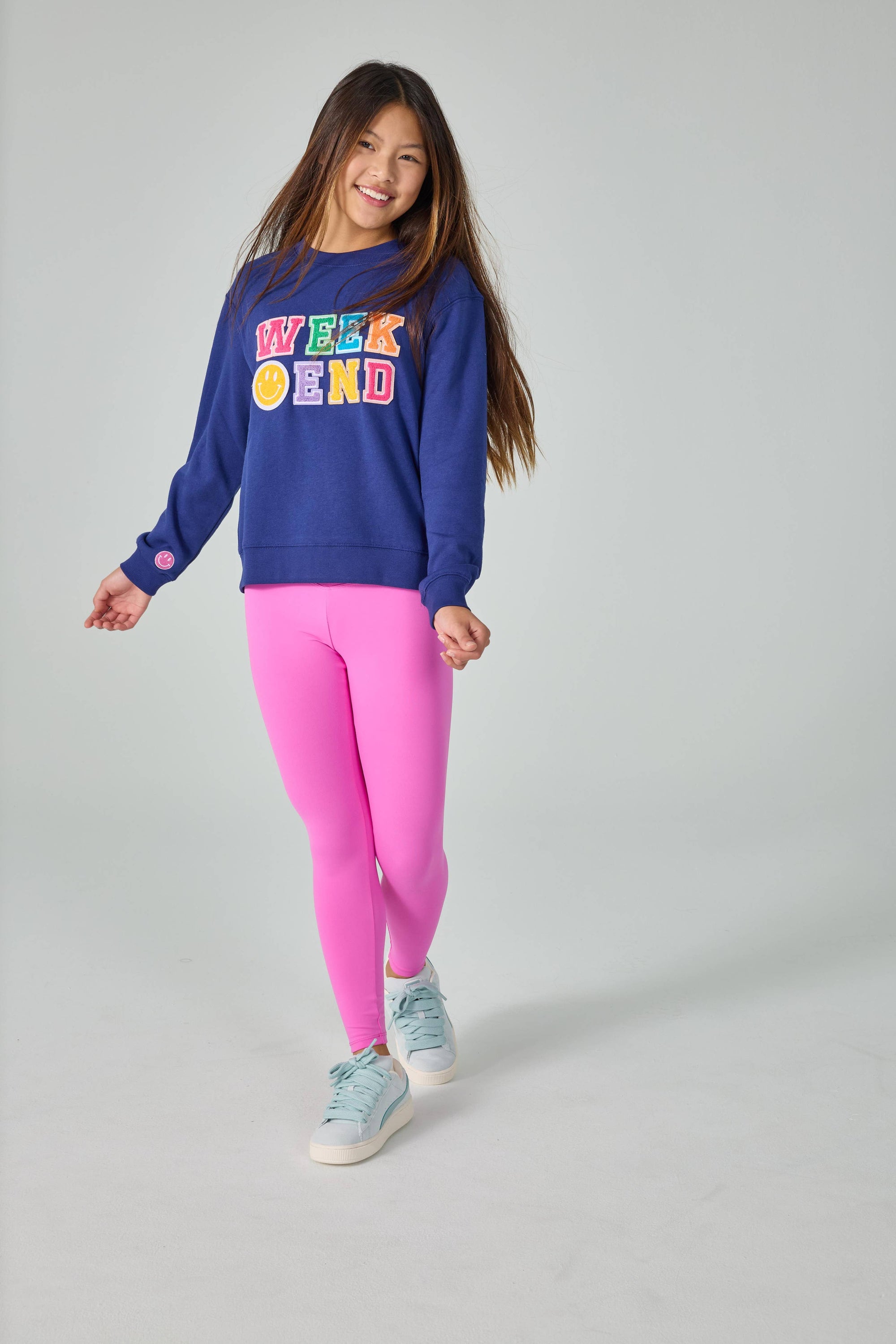 PRETTY PINK BASIC LEGGINGS