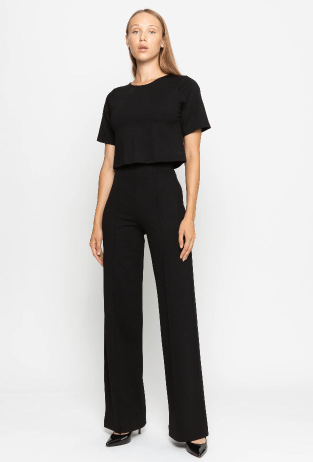 Ponte Knit Straight Leg Pant - Wholesale