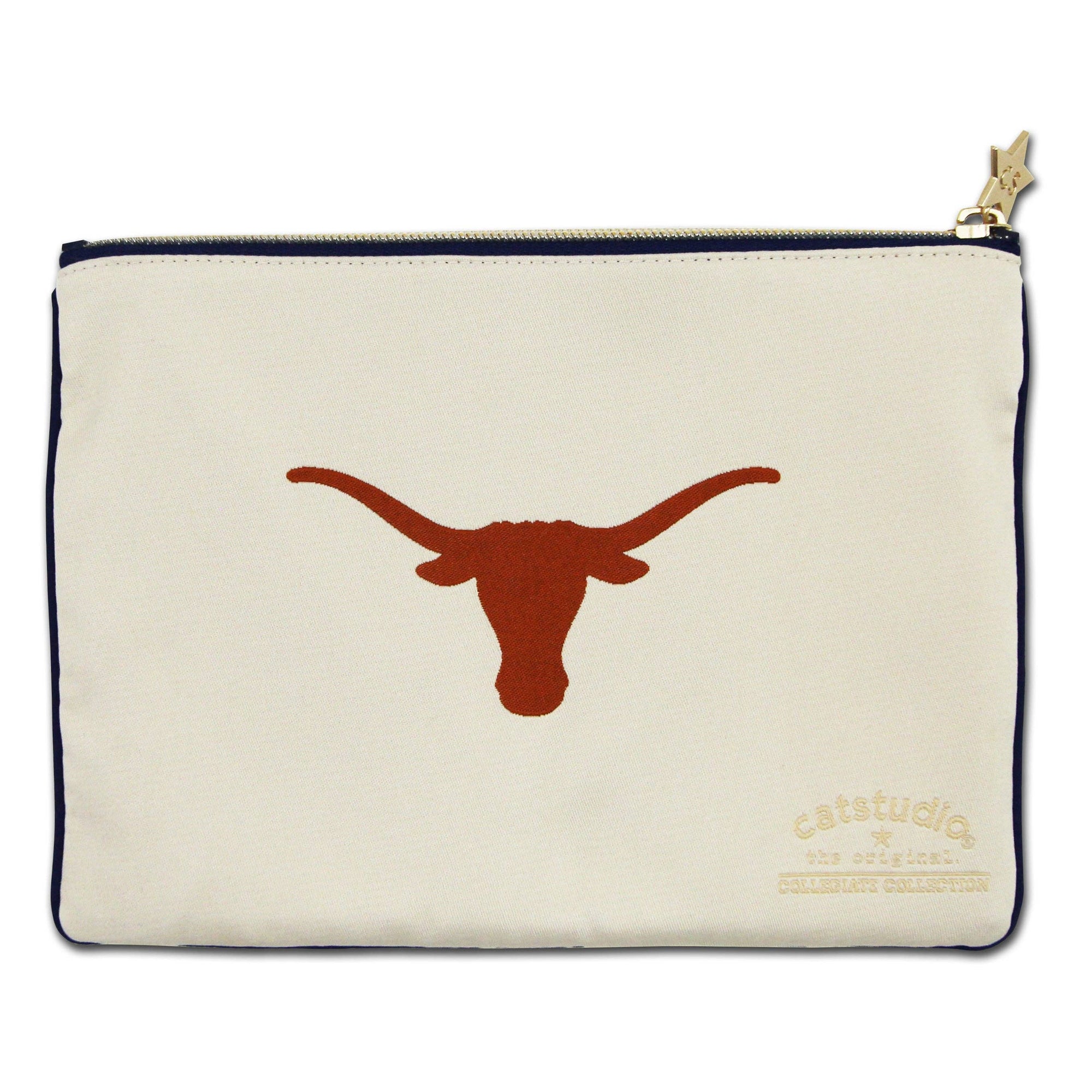 Texas, University of Collegiate Zip Pouch (set of 2) - Larger Size!