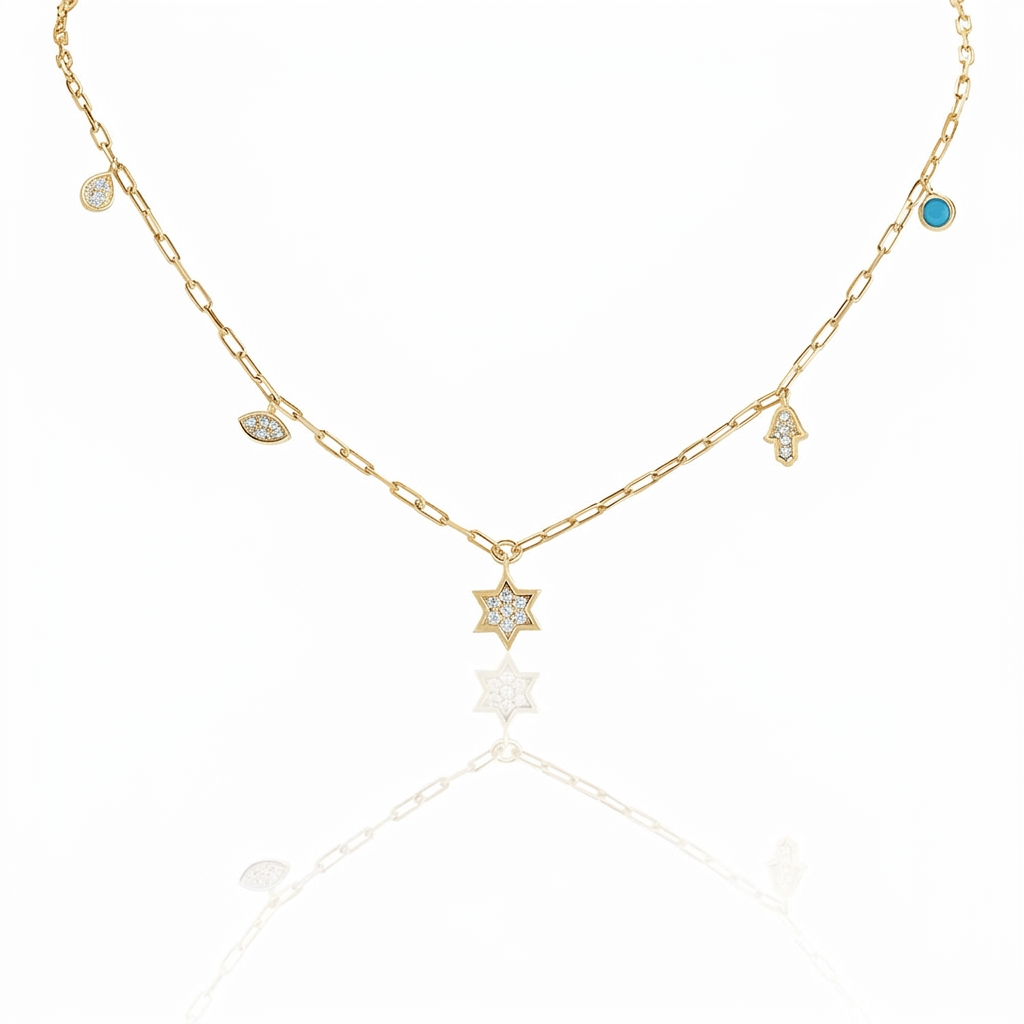 Full mystic paperclip necklace