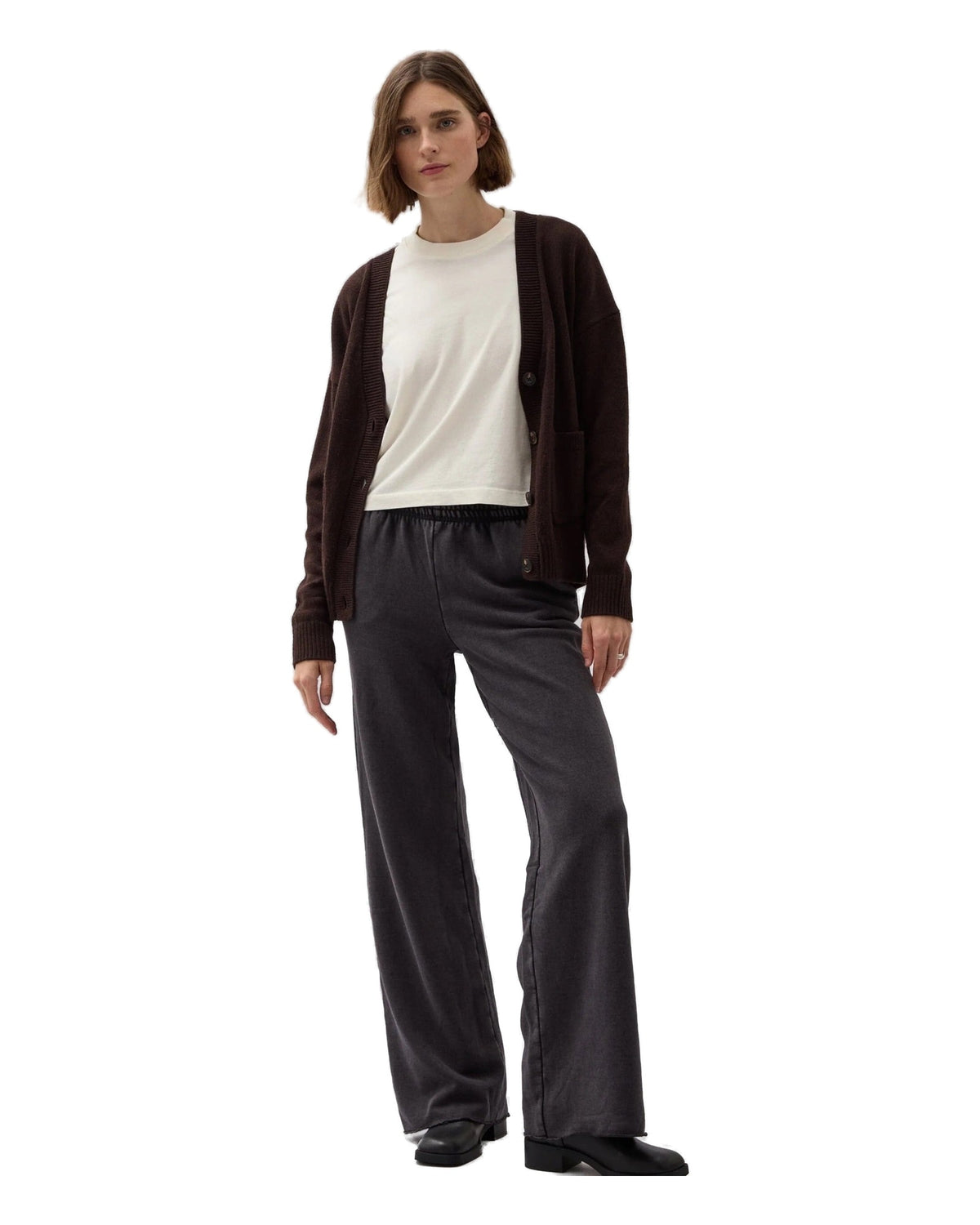 Fleece Wide Leg Pant