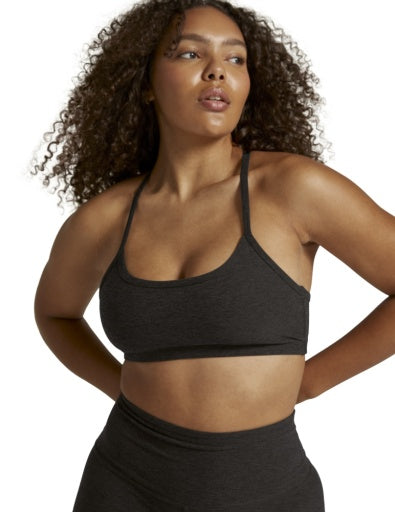 spacedye slim racerback bra darkest nigh