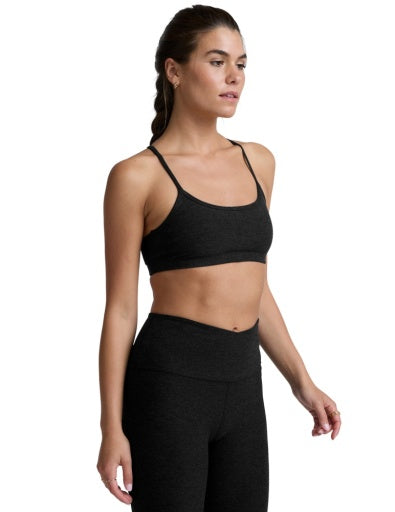 spacedye slim racerback bra darkest nigh