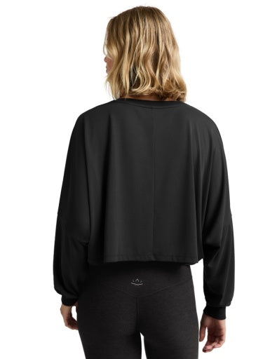 Studio Luxe Cropped Long Sleeve Tee