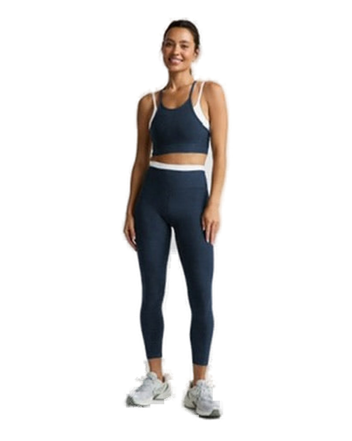 Spacedye Layered High Waisted Midi Legging