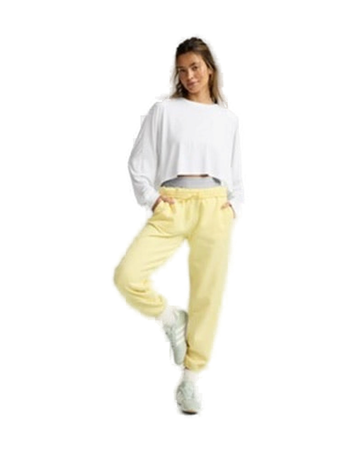 Studio Luxe Cropped Long Sleeve Tee