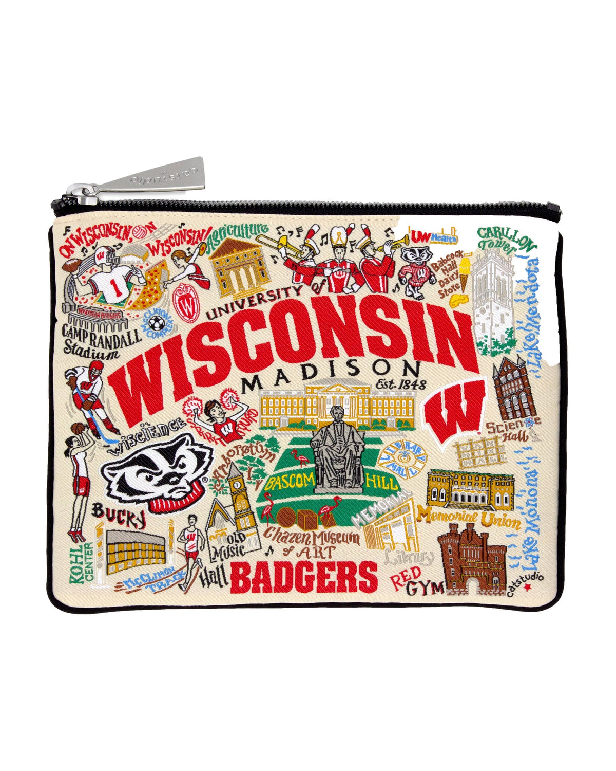 Wisconsin, University of Collegiate Zip Pouch